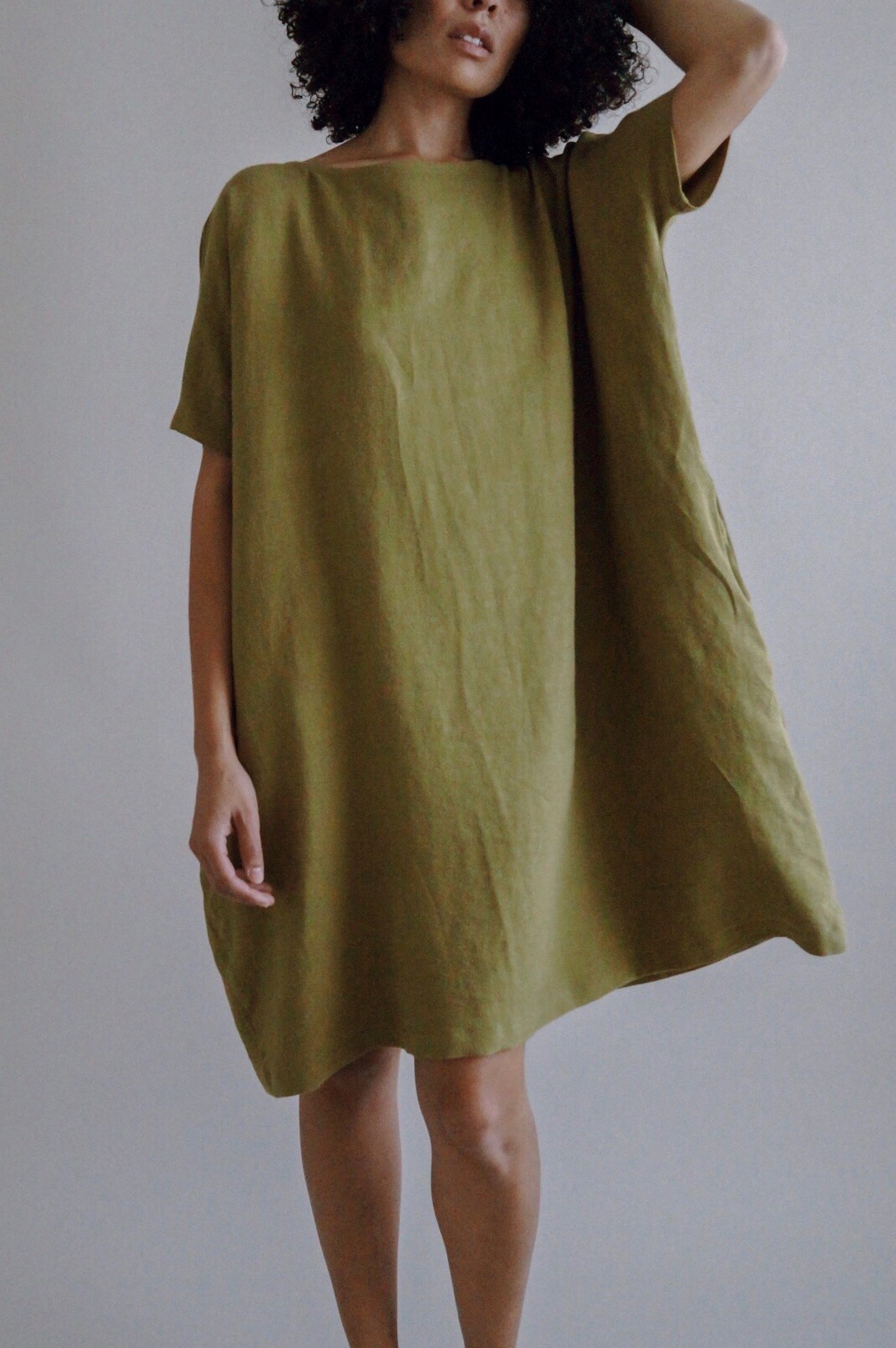 best sustainable basics - linen dress from two days off clothing