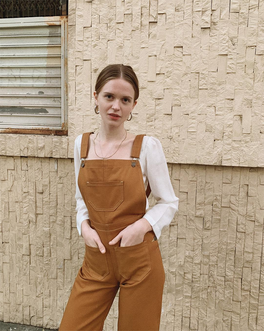 Kern Overall in Honey Canvas from Lykke Wullf / $288 / 100% cotton made in LA