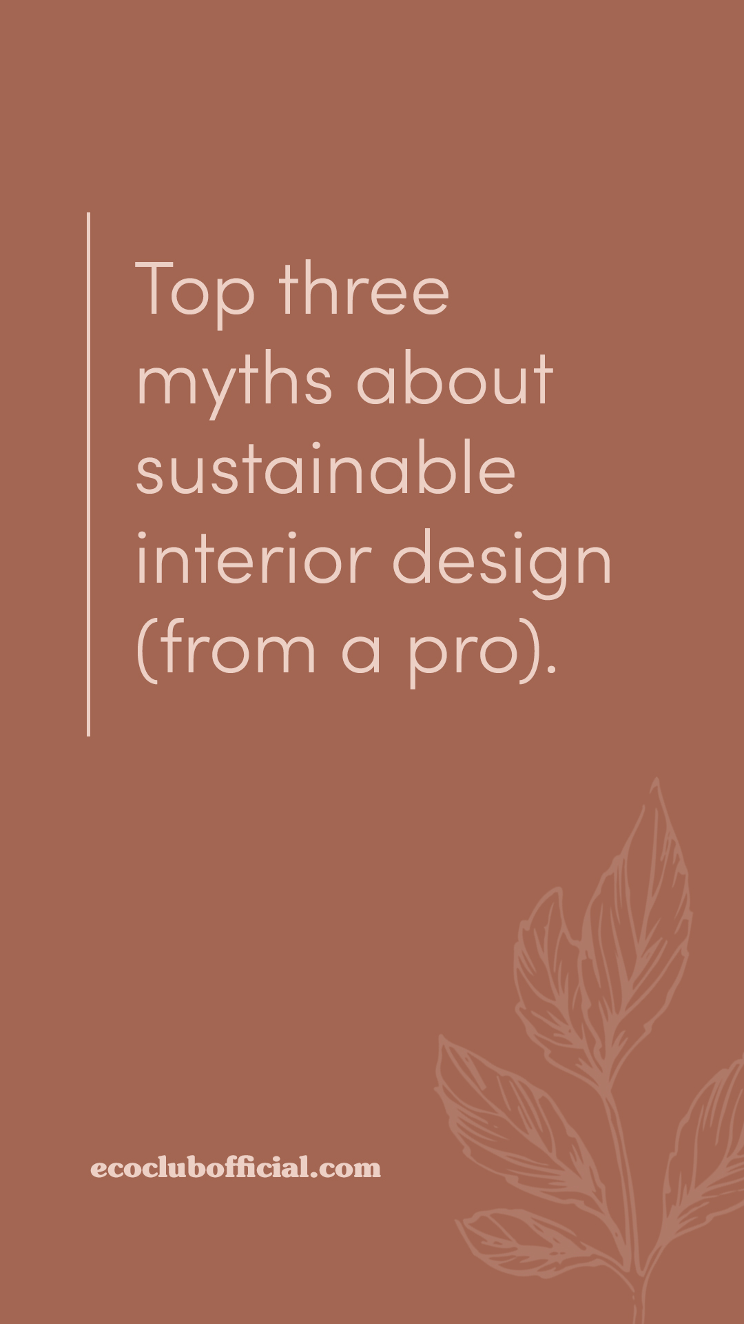 3 Sustainable Interior Design Myths