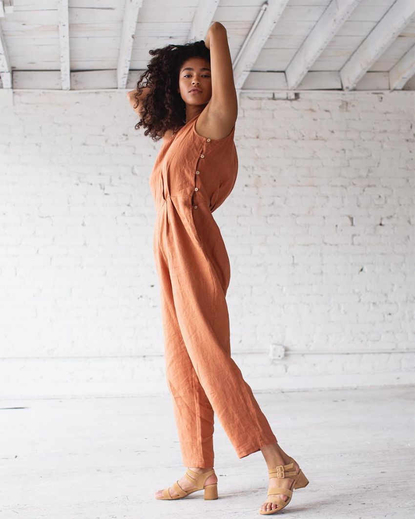Sustainable Wrap Jumpsuits