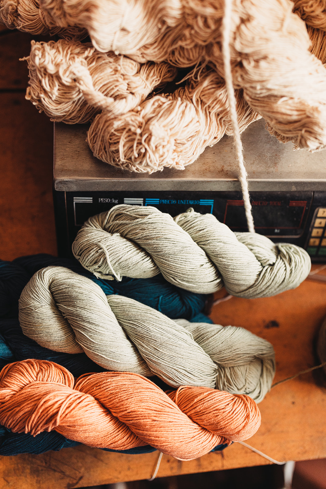 organic naturally dyed yarn