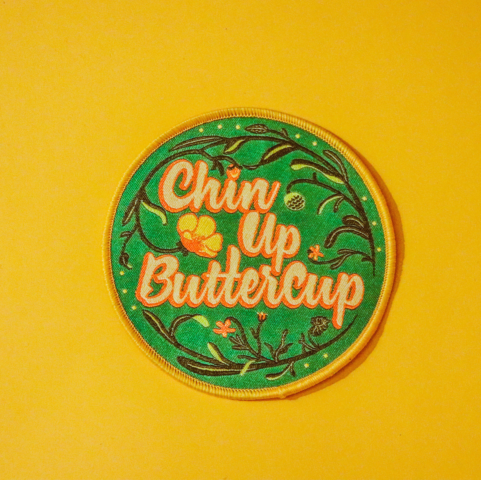 Chin Up Buttercup patch