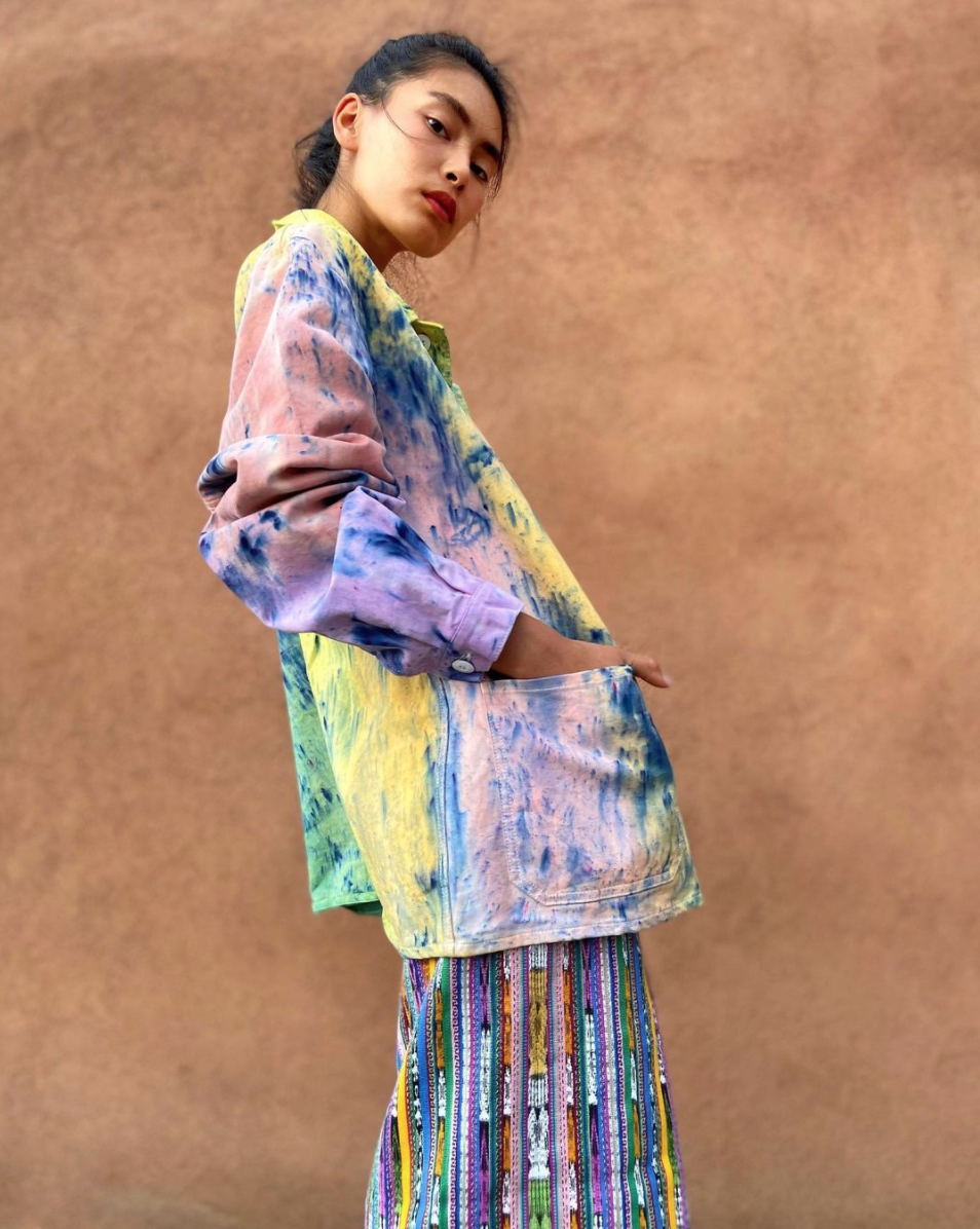 orenda tribe tie dye jacket - conscious fashion on eco club