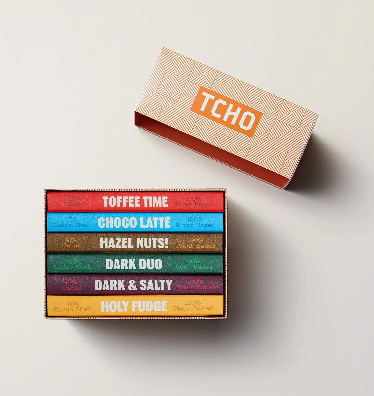 tcho palm oil free chocolate gift set fair trade