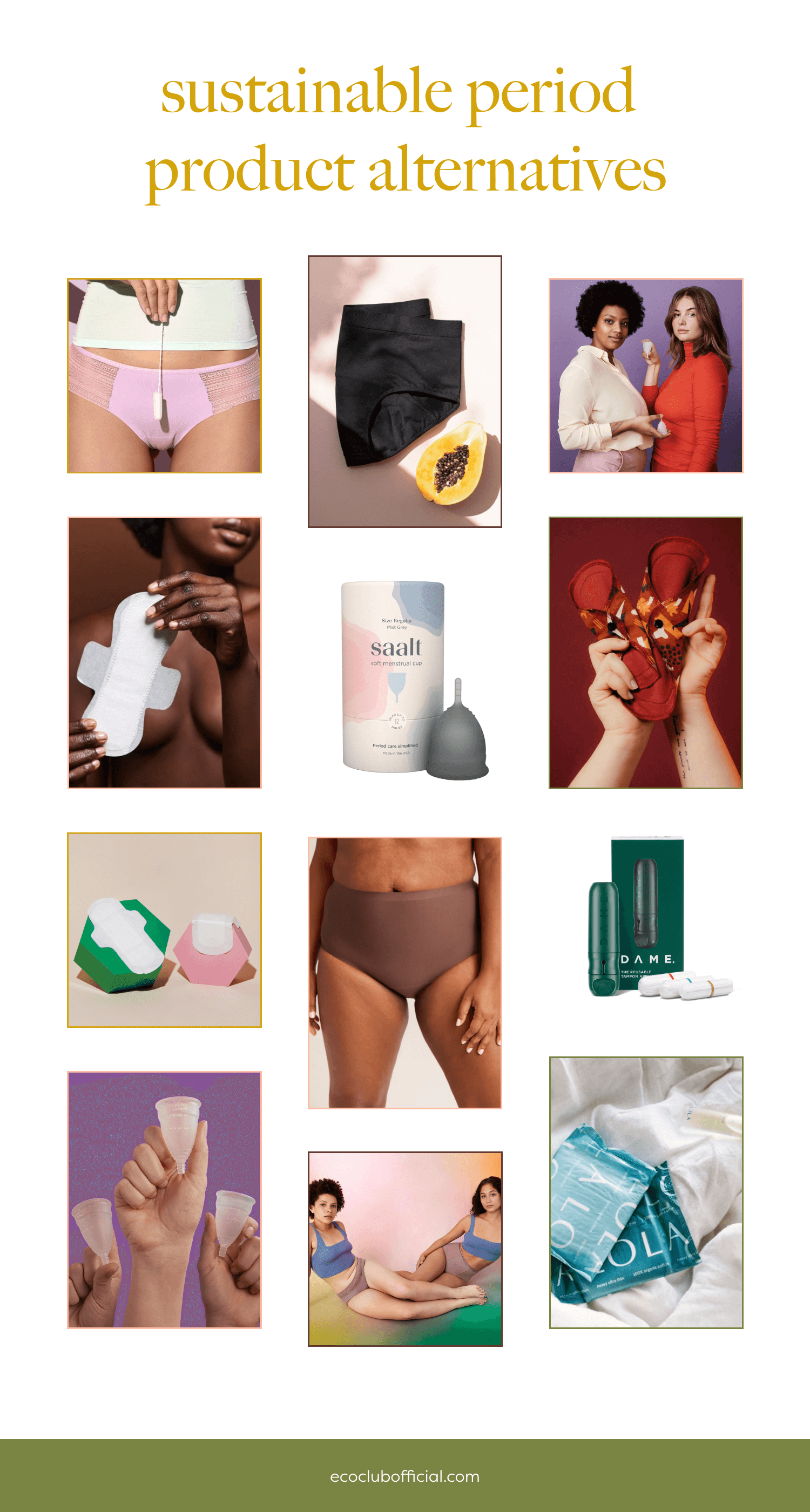 How to Switch to Reusable Period Undies and Menstrual Cups plus