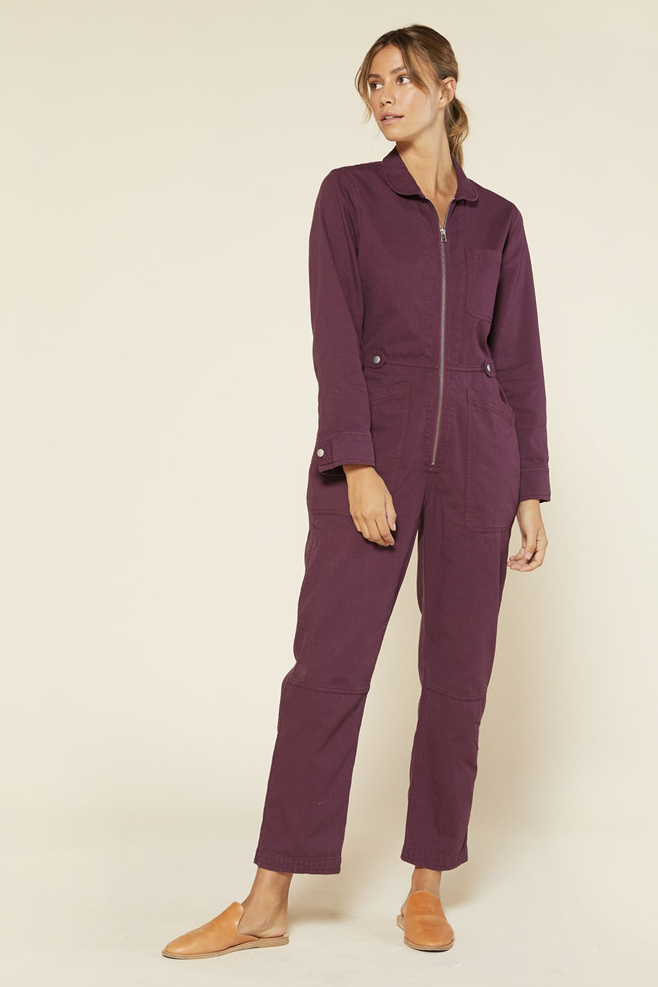 Plum jumpsuit by outerknown
