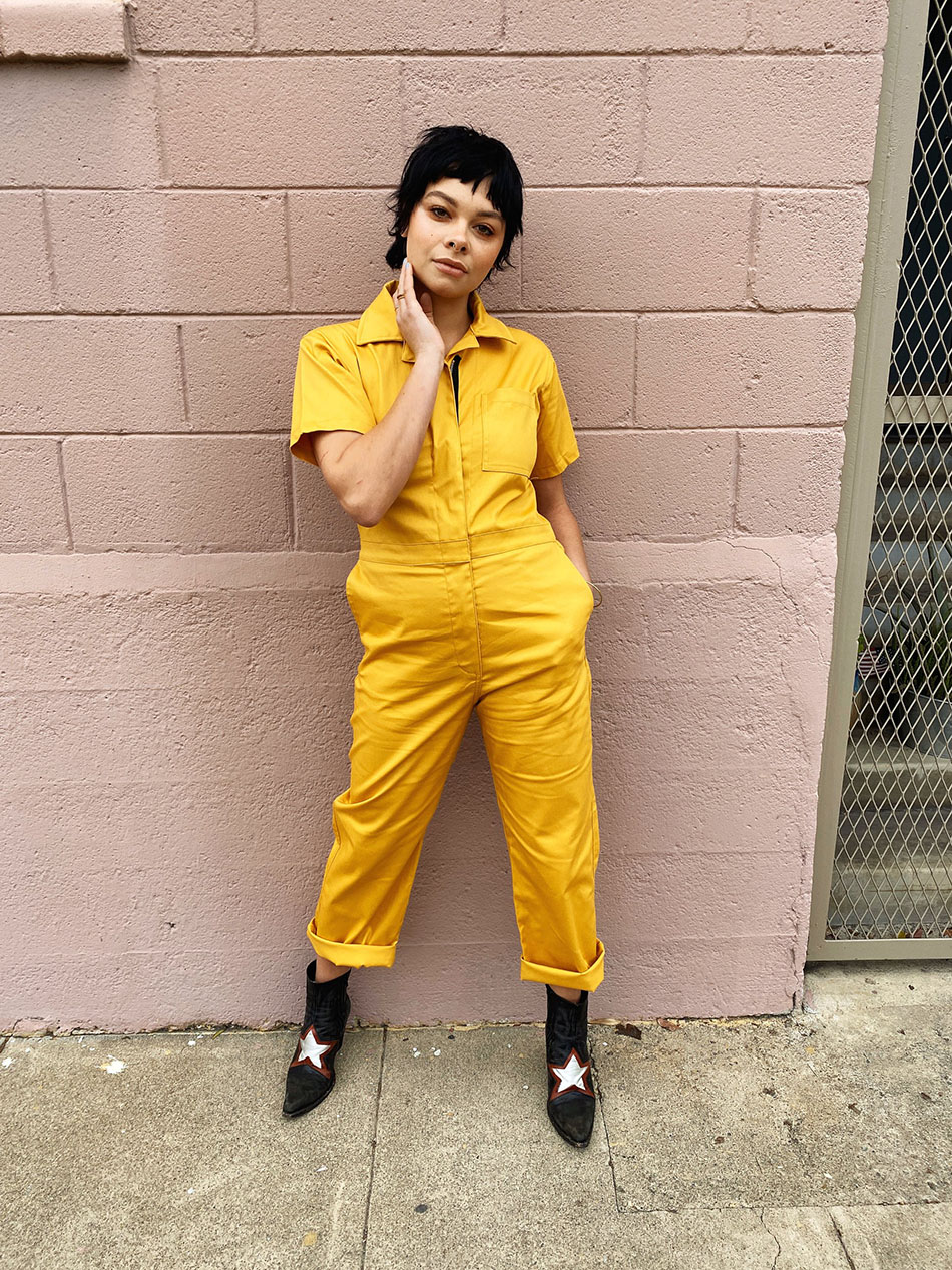 Nooworks yellow jumpsuit