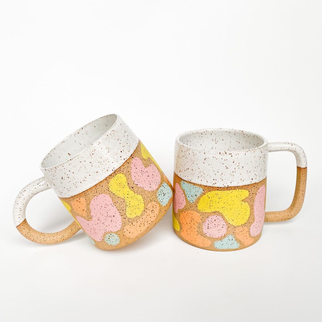 cute handmade mugs by upper call ceramics