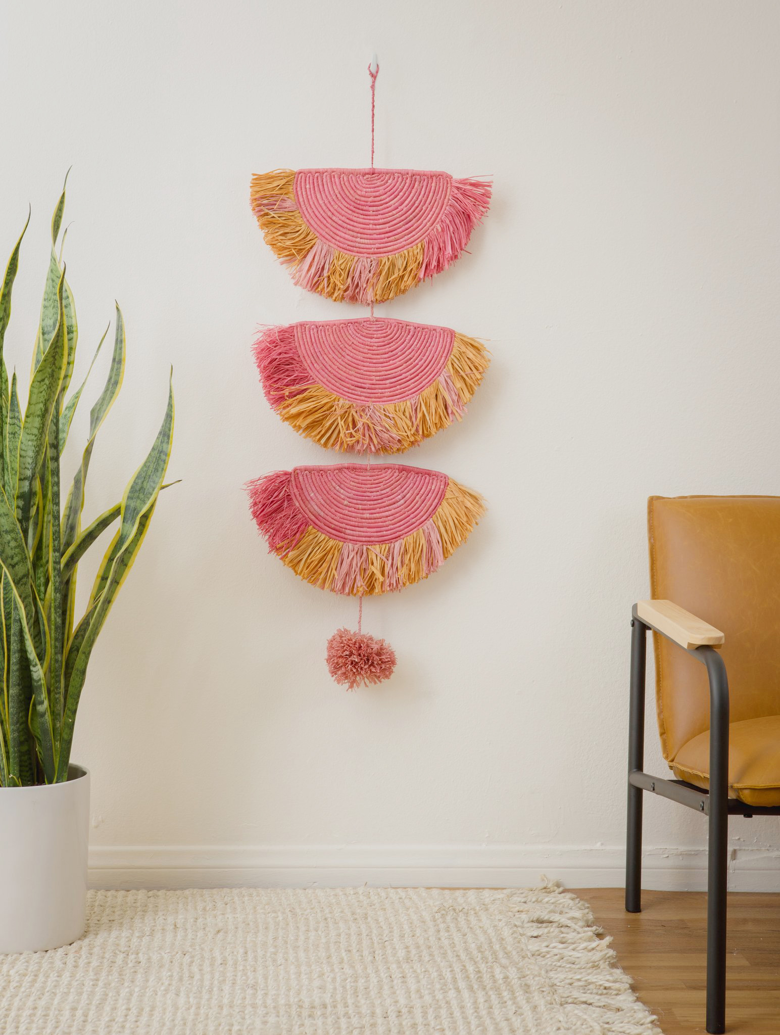 Kazi Goods - Handmade Wall Hanging with Fringe