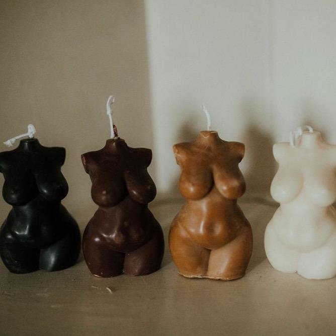 Female Art - Nude Candles