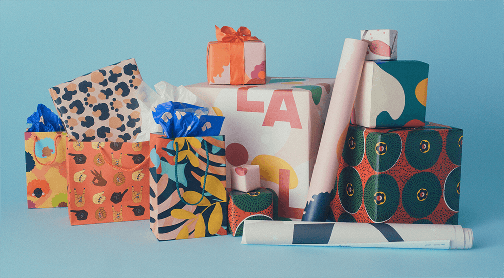 Eco-friendly Wrapping Paper Pack - choose from 5 designs, Good Things