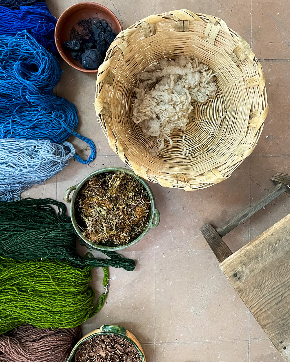 naturally dyed wool by matiz
