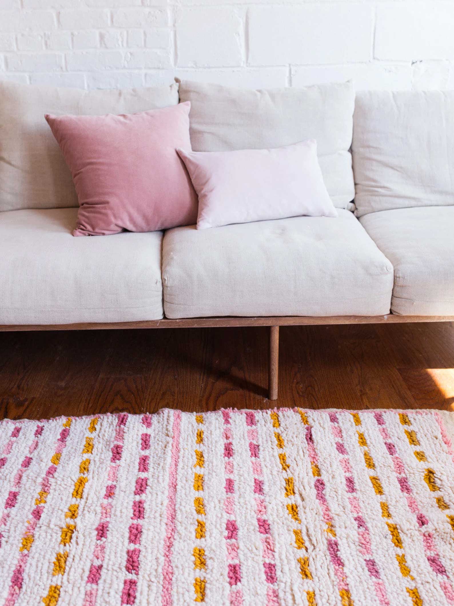 the prettiest pink rug! etsy rugs from loom + field