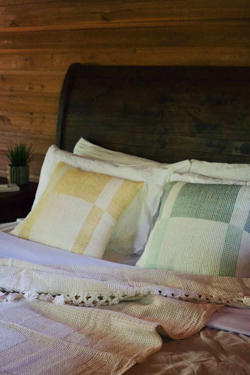 cabin bedroom pillows