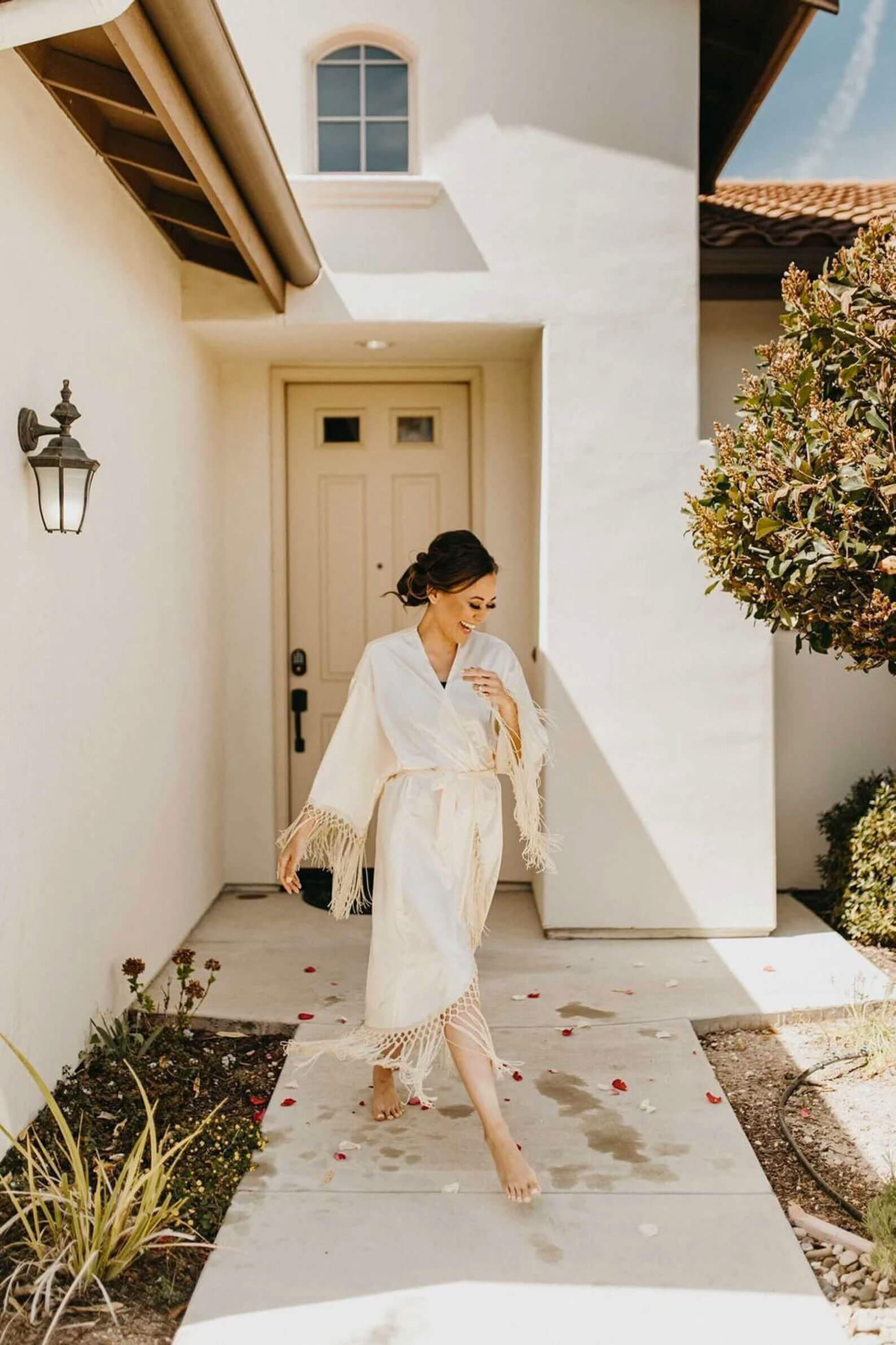 sustainable bridal robes from camas lilly - small business saturday sales