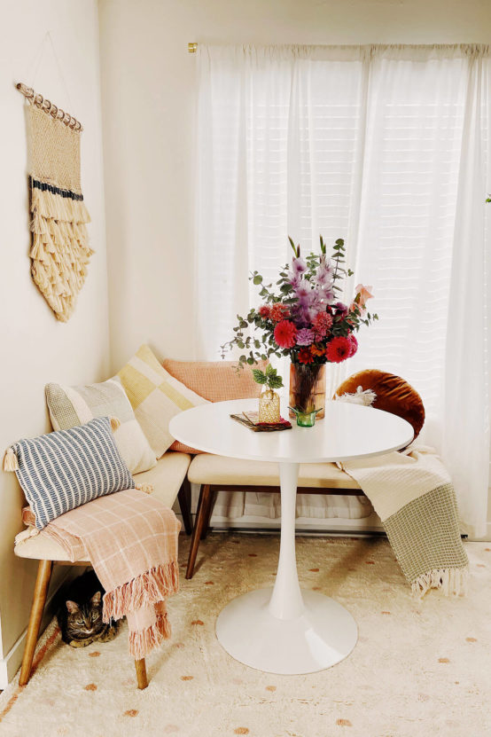 Dining Nook Ideas | Ethically Made Rugs & Decor