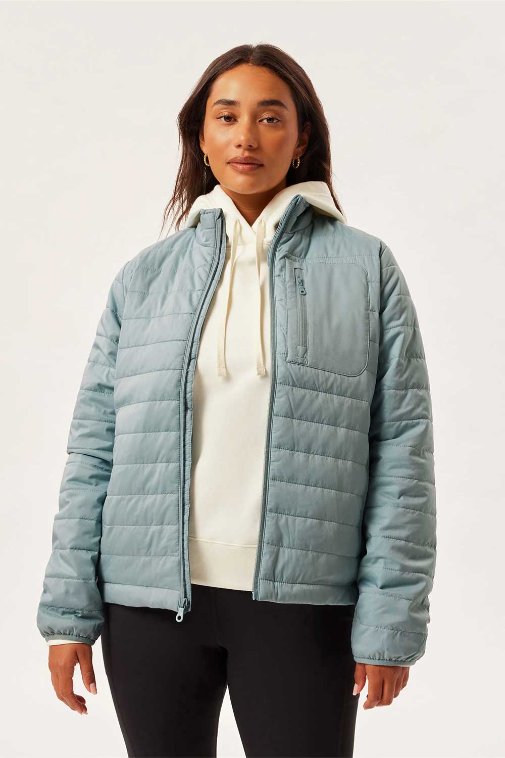Girlfriend Collective Crystal Packable Puffer 
