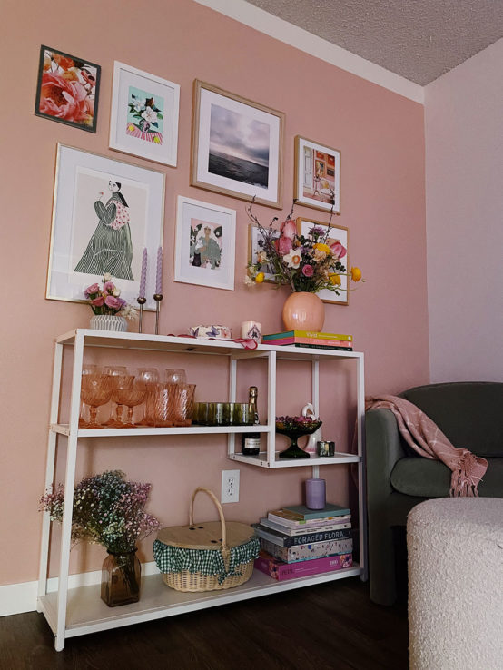 Clare Paint 'Meet Cute' Pink Accent Wall - sustainable living