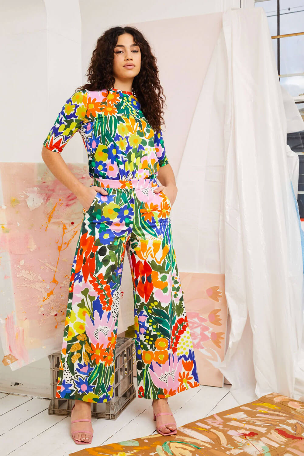 Floral two piece set for spring by Variety Hour