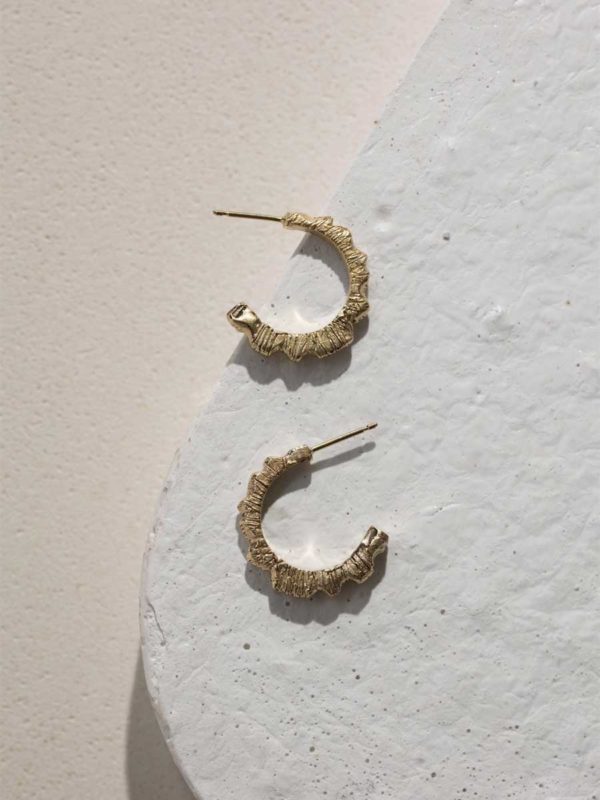 Minimalist cuff earrings by Keyna Jewellery
