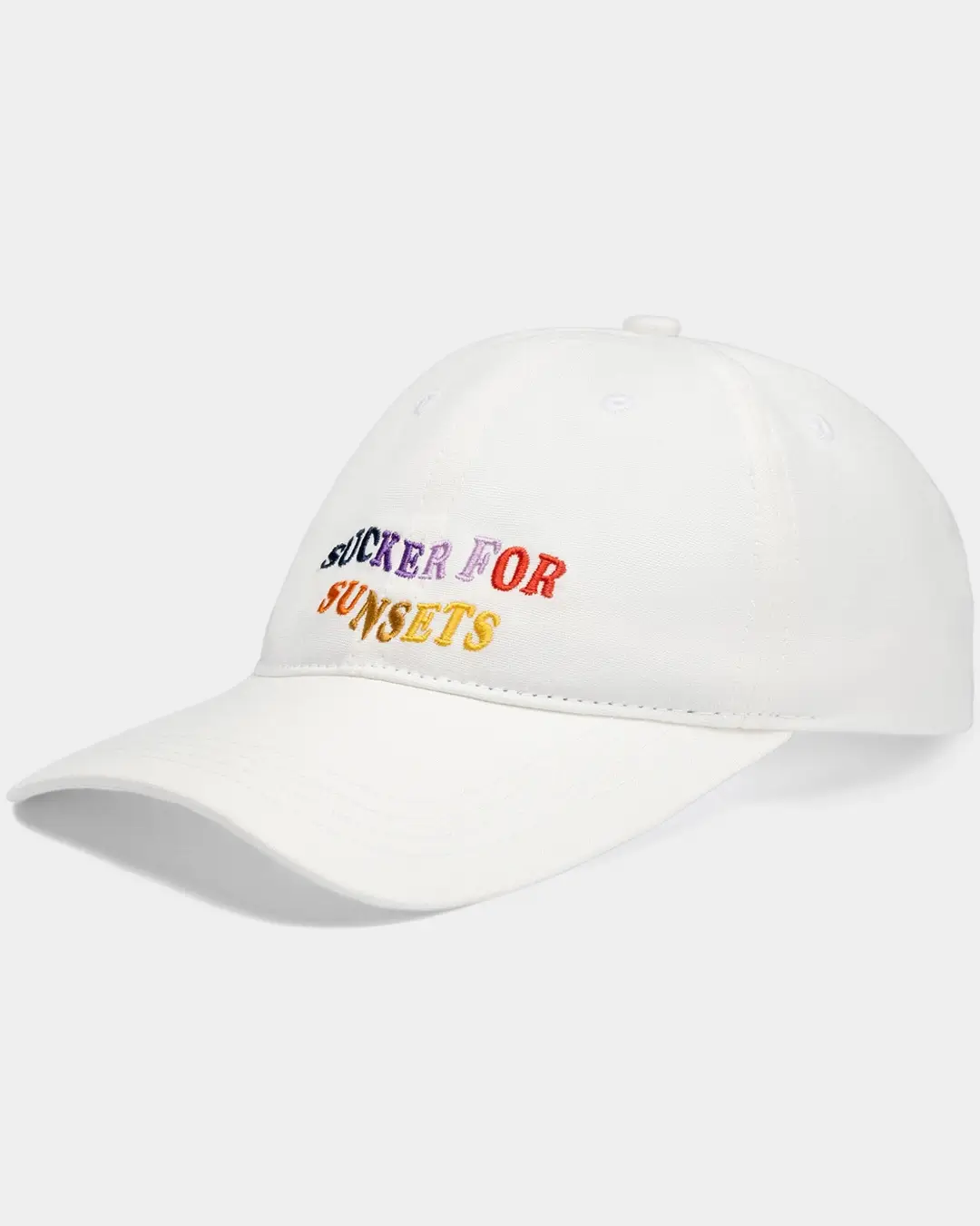 sucker for sunsets rainbow summer hat