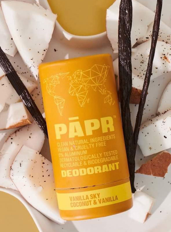 papr in eco club sustainable directory Effective, nature-powered deodorant that's also plastic-free.
