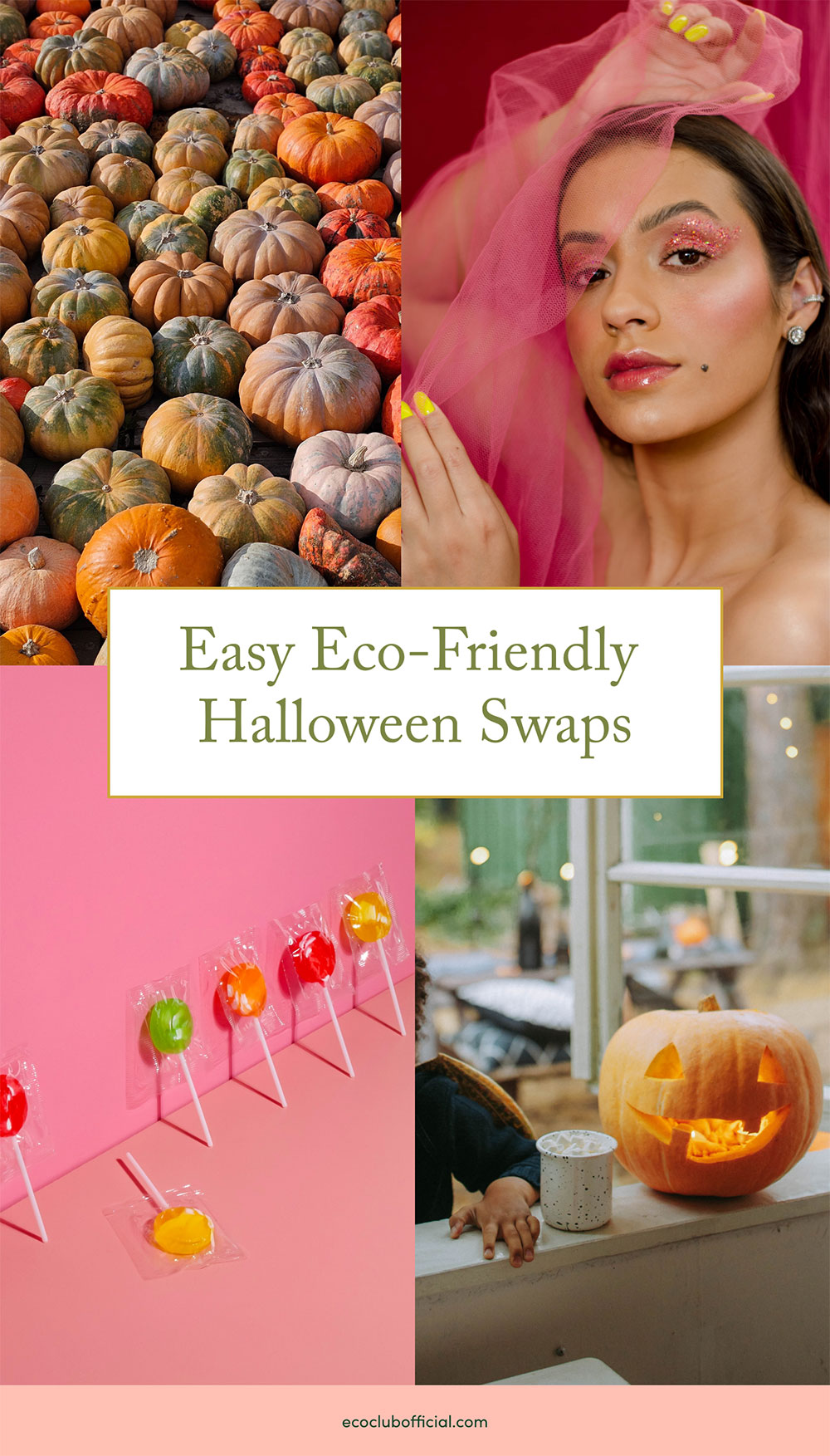 easy candy, decor, and costume swaps for a more eco friendly halloween!