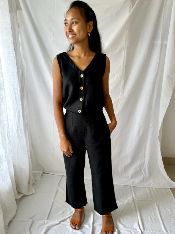 swahlee black linen capsule collection in eco club/s sustainable directory