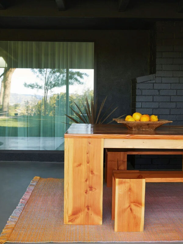 horseshoe ombre revival outdoor rug