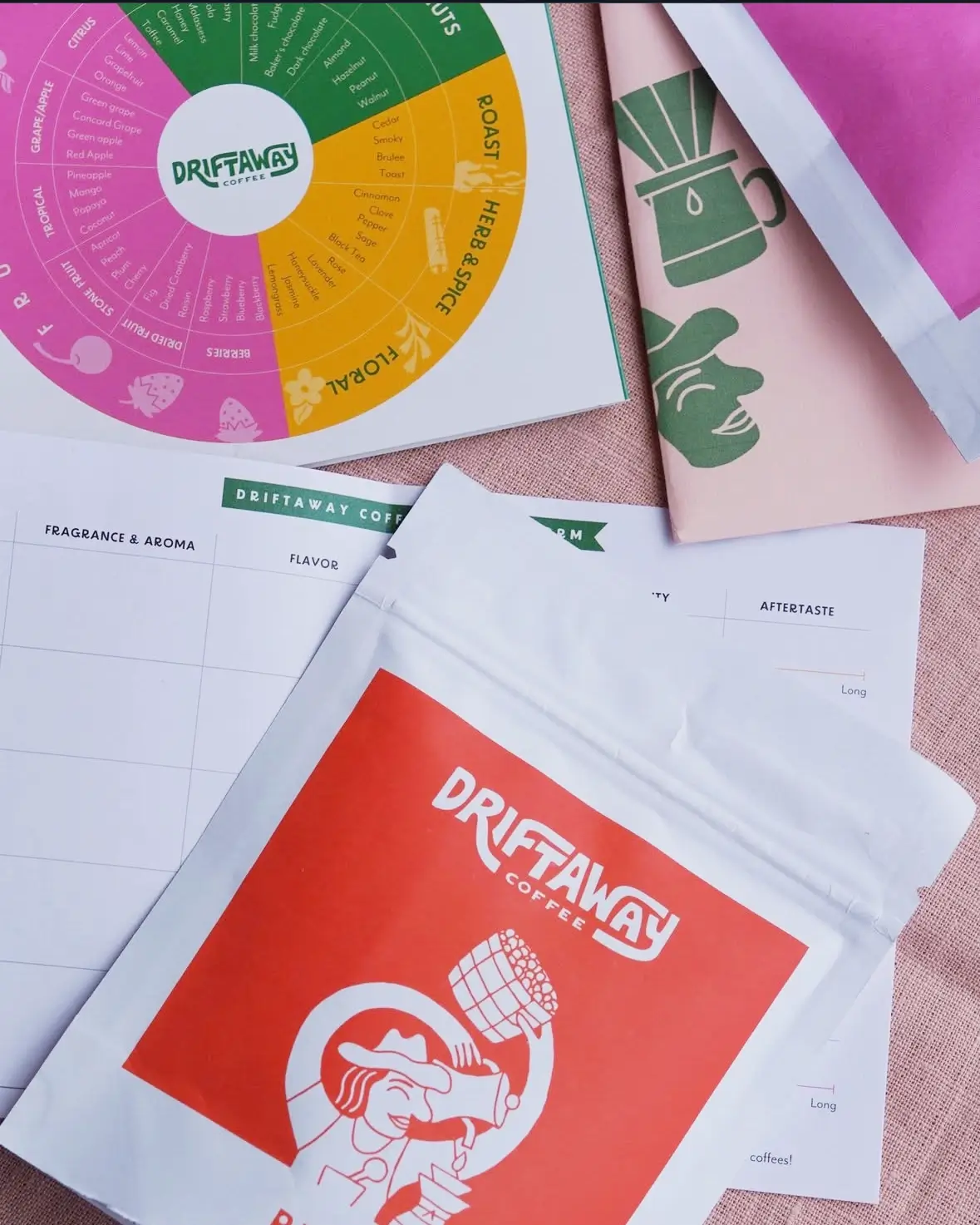 driftaway coffee tasting set fair trade sustainable coffee