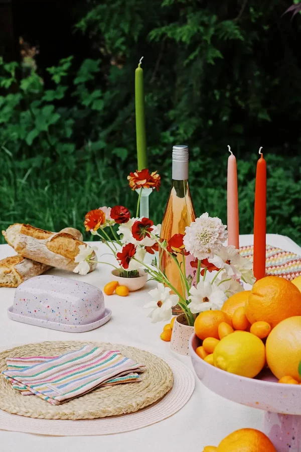 colorful brunch table - ethical home decor shopping on eco club