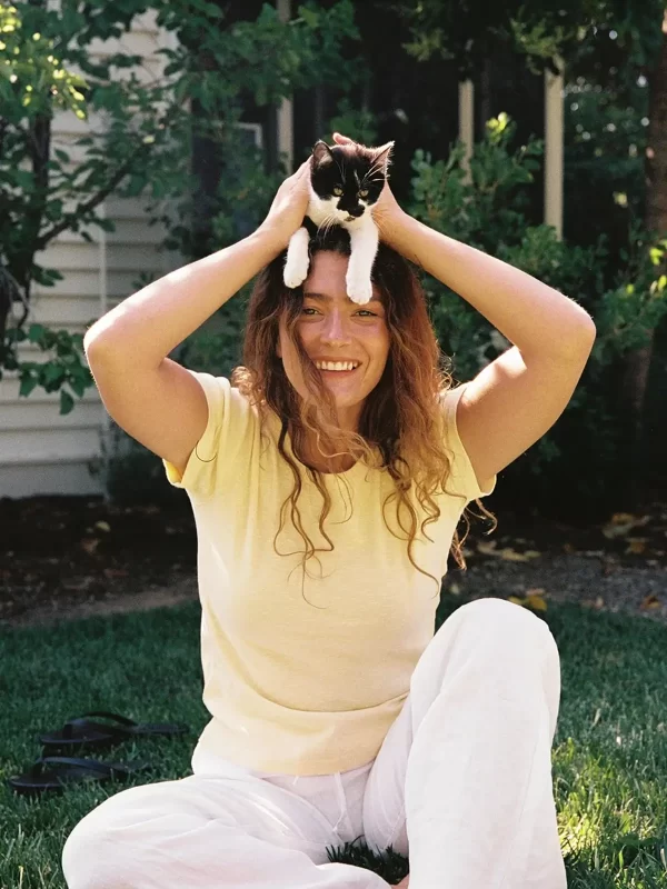 LA relaxed sustainable organic t shirt