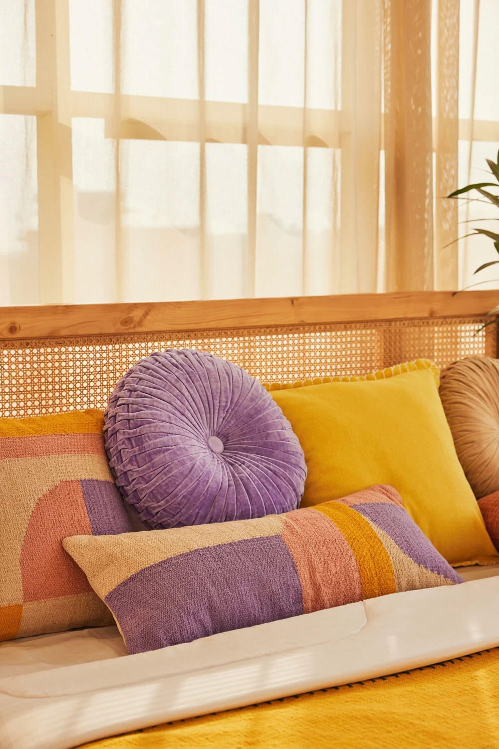 purple boho pillows by casa amarosa