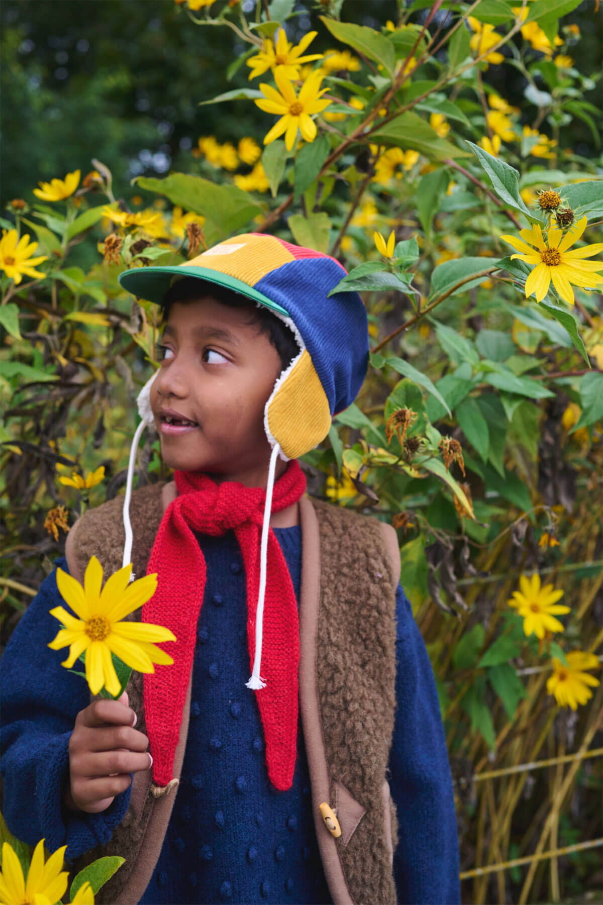 cute colorful kids cap by new kids in the house - eco friendly children's brand