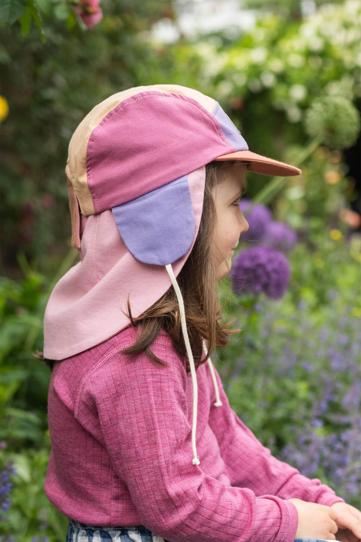 cute pink kids hat by new kids in the house - eco friendly children's brand