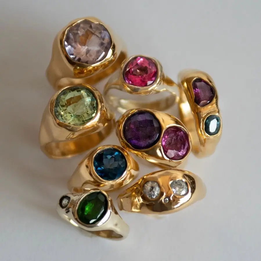 Yara Sophia colorful gemstone rings - ethically & sustainably made fine jewelry