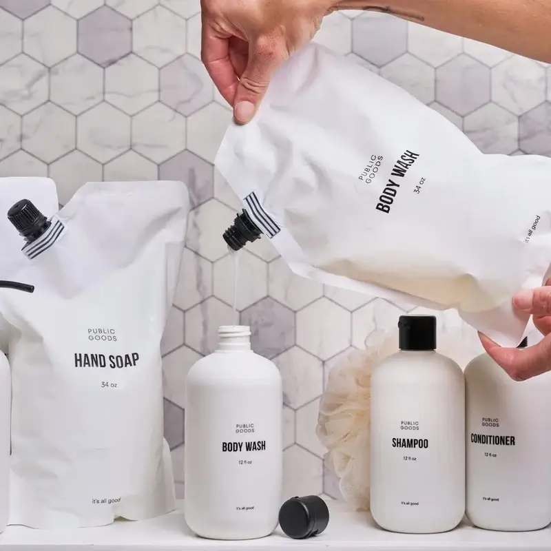 Packaging for Public Goods Refillable Body Wash