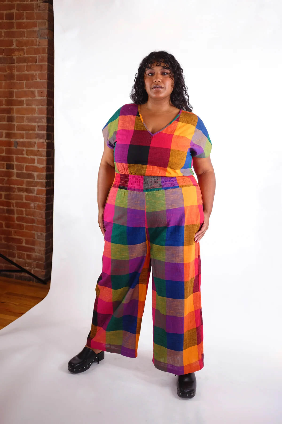 Rujuta Sheth MARIE CINCH Jumpsuit for Fall | MULTI CHEX