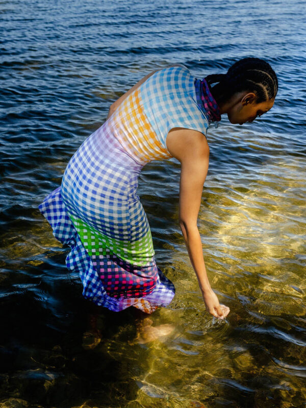 Colorful Handmade dress by abacaxi