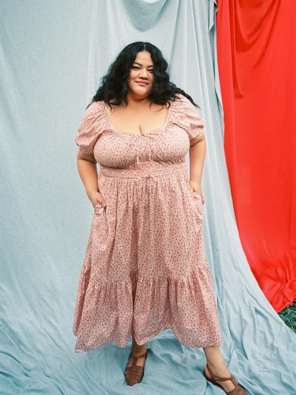 Red Floral The Brynne Dress Extended Christy Dawn