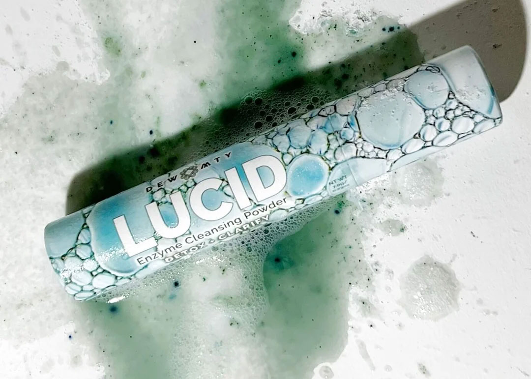 lucid cleanser by sustainable skincare brand dew mighty