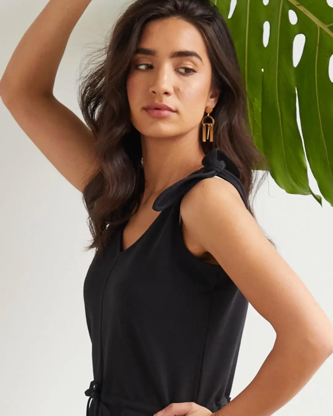 Fair Indigo organic cotton womens jumpsuit - pima cotton