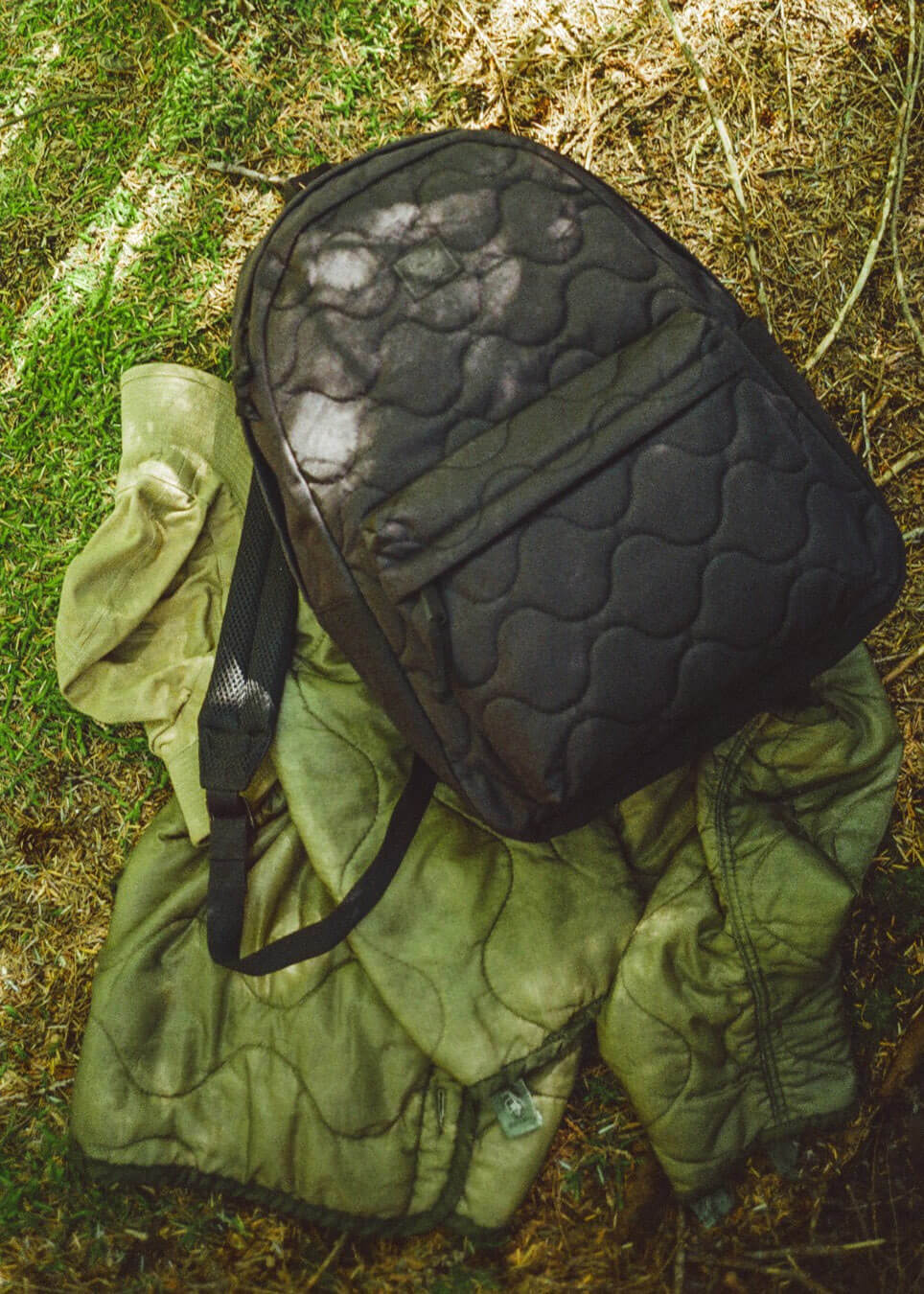Herschel supply co quilted recycled backpack